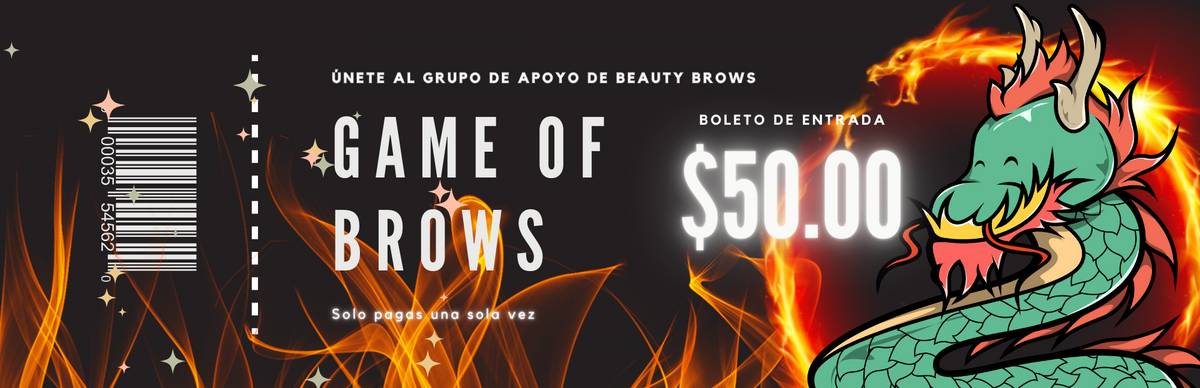 GAME OF BROWS TICKET