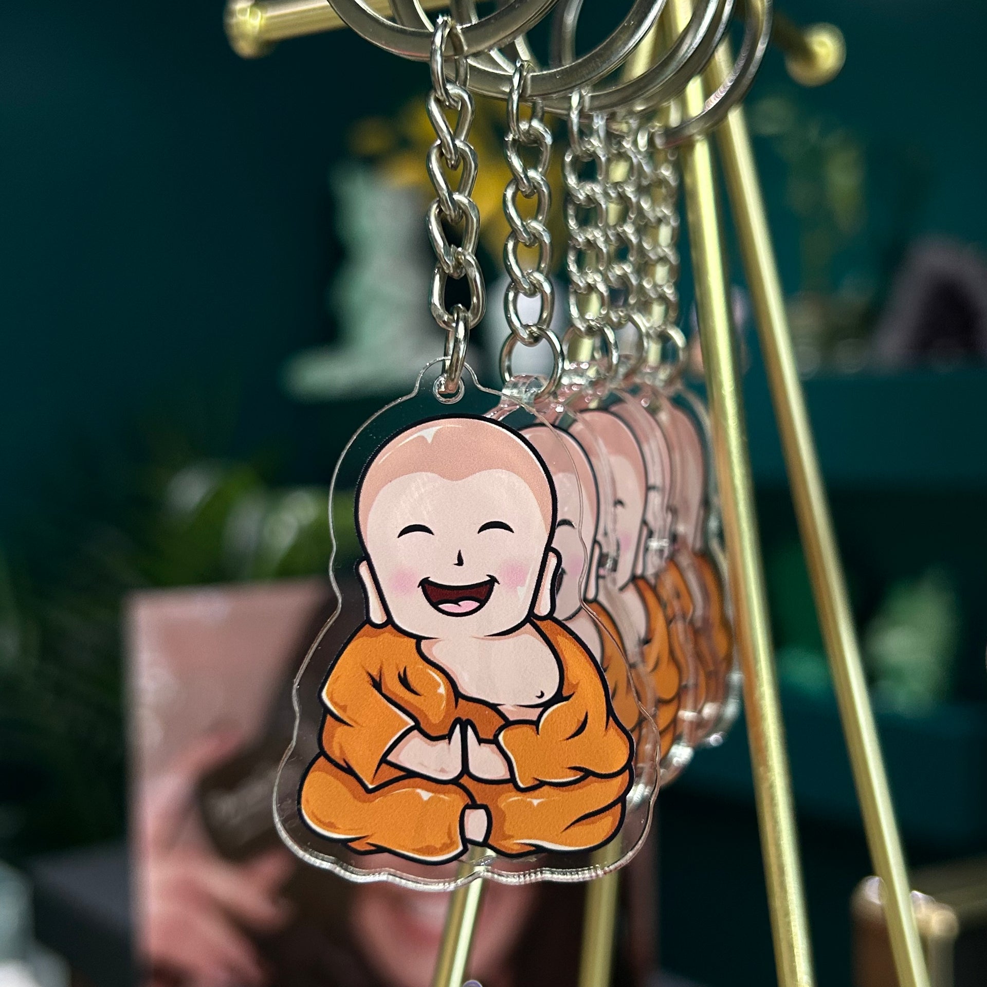 HAPPY BUDDHA KEYCHAIN