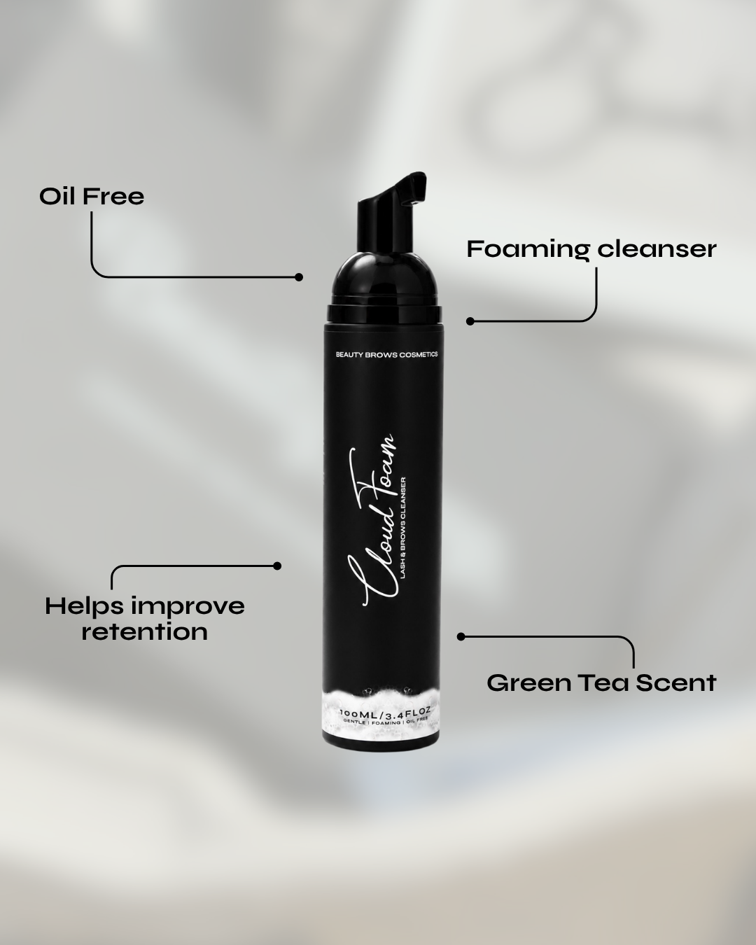 Cloud Foam Lash & Brows Cleanser