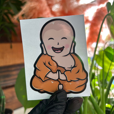 HAPPY BUDDHA STICKER